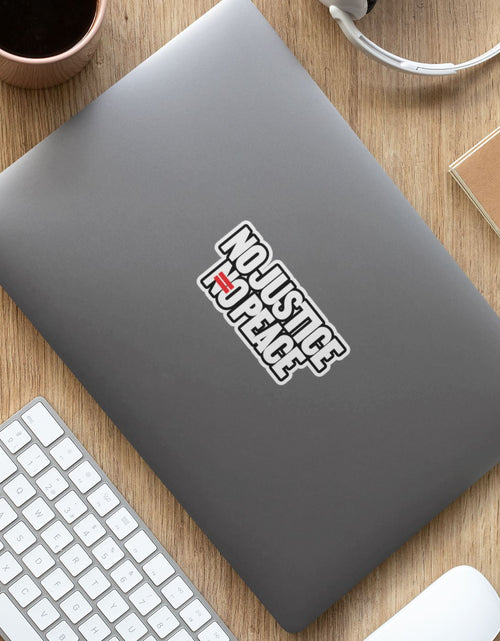 Load image into Gallery viewer, No Justice, No Peace | Sticker by The Happy Givers
