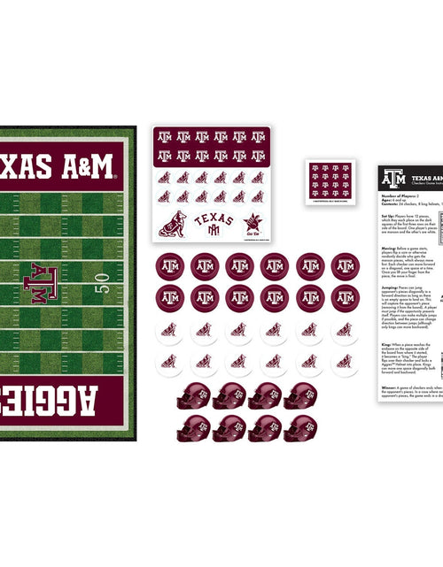 Load image into Gallery viewer, Texas A&amp;M Aggies Checkers Board Game by MasterPieces Puzzle Company INC

