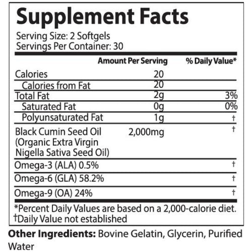 Load image into Gallery viewer, Black Seed Oil Capsules 2,000mg (Softgel) by Mother Nature Organics
