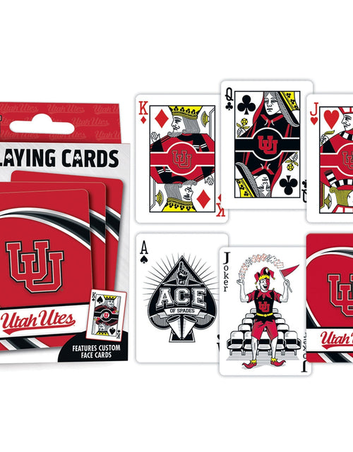 Load image into Gallery viewer, Utah Utes Playing Cards - 54 Card Deck by MasterPieces Puzzle Company INC
