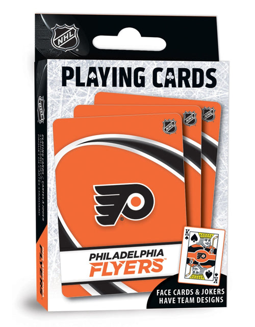 Load image into Gallery viewer, Philadelphia Flyers Playing Cards - 54 Card Deck by MasterPieces Puzzle Company INC
