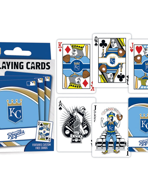 Load image into Gallery viewer, Kansas City Royals Playing Cards - 54 Card Deck by MasterPieces Puzzle Company INC
