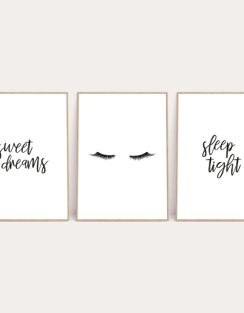 Load image into Gallery viewer, Sweet Dreams Sleep Tight Children's Wall Decor Set Of 3 Prints by WinsterCreations™ Official Store
