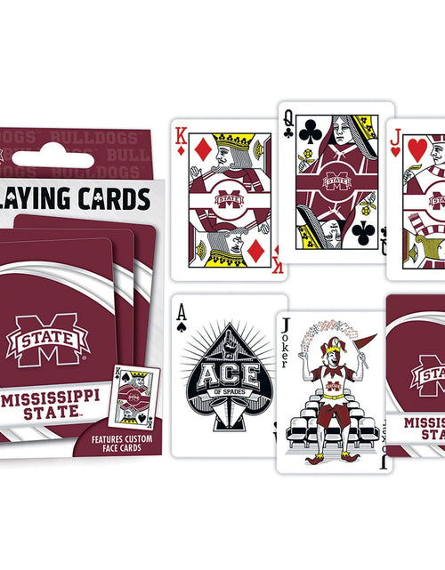 Load image into Gallery viewer, Mississippi State Bulldogs Playing Cards - 54 Card Deck by MasterPieces Puzzle Company INC
