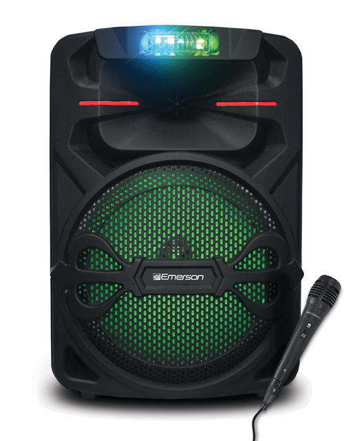 Load image into Gallery viewer, Portable 12" Bluetooth Party Speaker with Disco Lights
