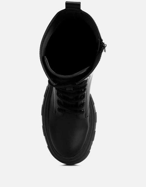 Load image into Gallery viewer, tatum combat boots by London Rag

