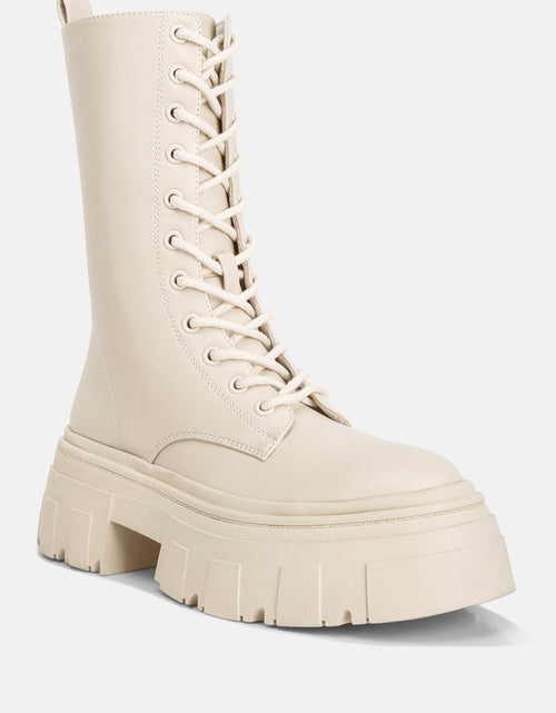 Load image into Gallery viewer, tatum combat boots by London Rag
