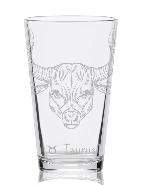 Load image into Gallery viewer, ZODIAC Pint Glasses by LumEngrave
