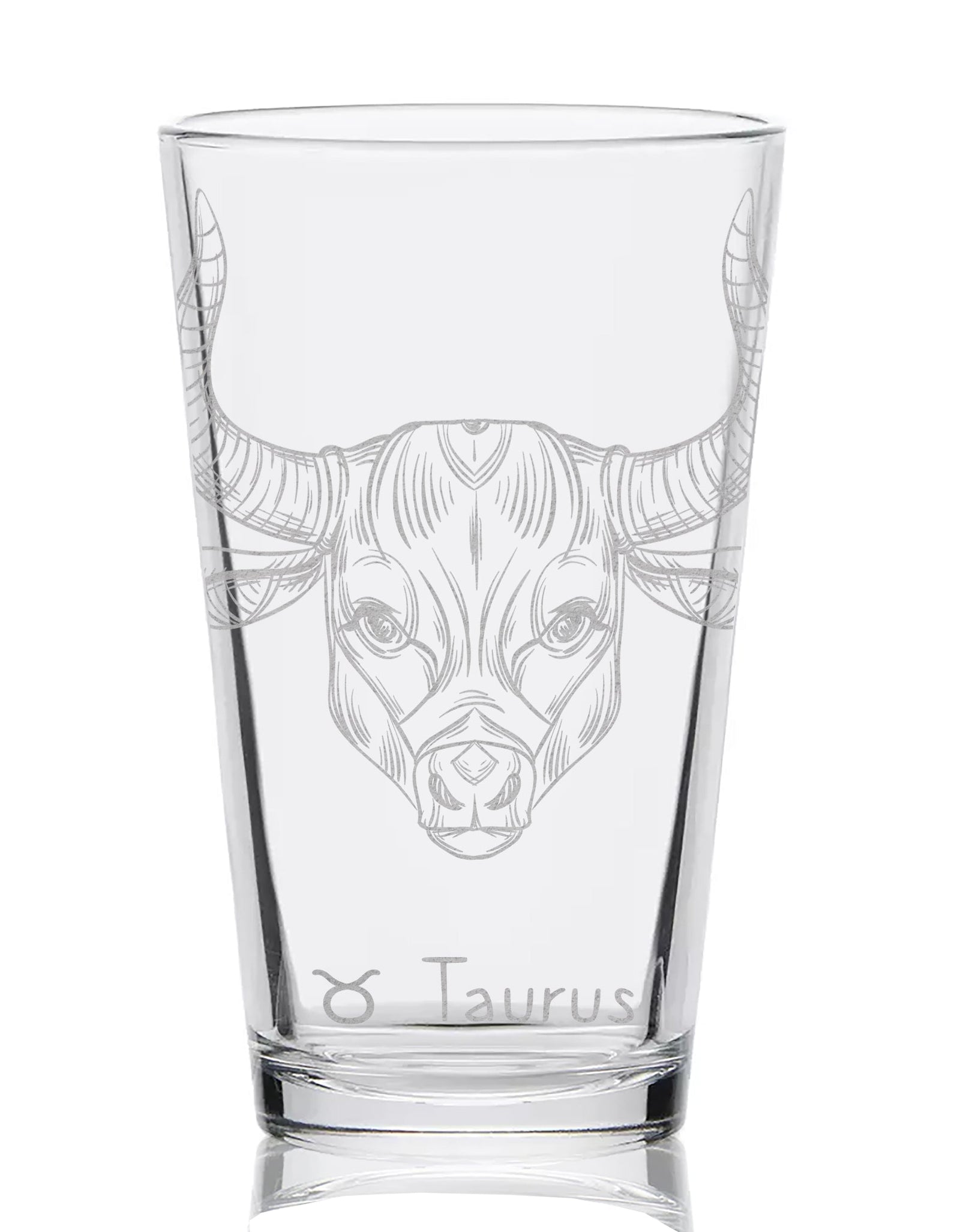 ZODIAC Pint Glasses by LumEngrave