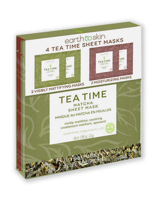 Load image into Gallery viewer, Tea Time Sheet Mask Set by EarthToSkin
