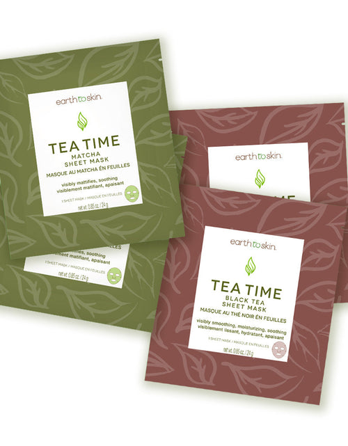 Load image into Gallery viewer, Tea Time Sheet Mask Set by EarthToSkin
