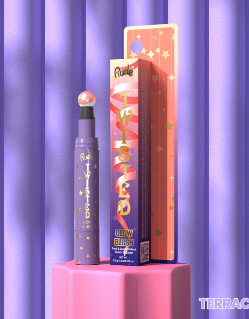 Load image into Gallery viewer, RUDE Twisted Glow Blush - Terracotta
