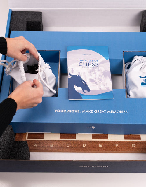 Load image into Gallery viewer, The Championship Chess Set Combo by Chess House
