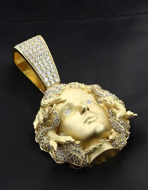 Load image into Gallery viewer, The Exorcism® - Diamond Medusa Head Pendant by Bling Proud | Urban Jewelry Online Store
