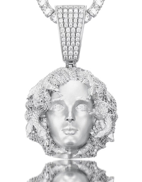 Load image into Gallery viewer, The Exorcism® - Diamond Medusa Head Pendant by Bling Proud | Urban Jewelry Online Store
