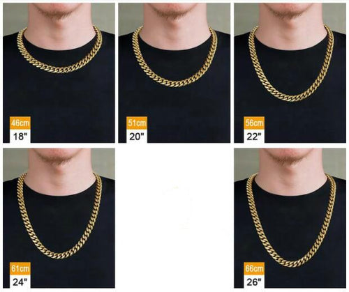 Load image into Gallery viewer, The Golden Nugget® - 12mm Iced Miami Cuban Link Chain 18K Gold Plated with CZ Clasp by Bling Proud | Urban Jewelry Online Store
