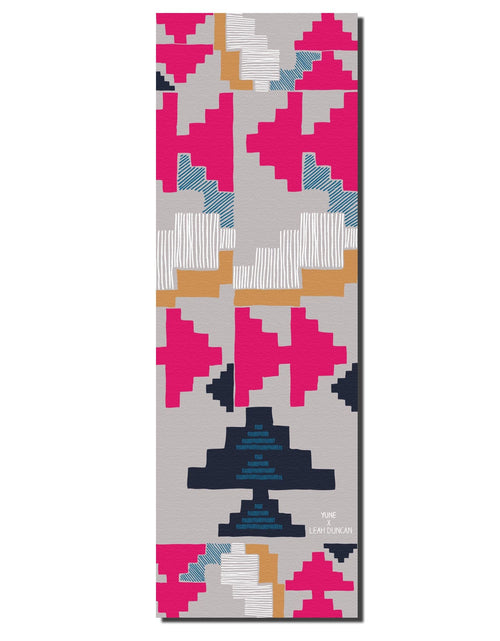 Load image into Gallery viewer, Ascend Yoga Mat Leah Duncan Geo Mat by Yune Yoga
