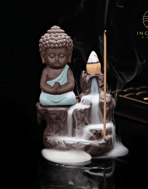 Load image into Gallery viewer, The Little Monk Incense Burner by incenseocean
