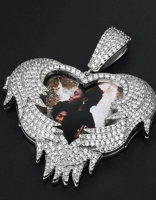 Load image into Gallery viewer, THE PROTECTIVE ANGEL® - Custom Openable Photo Pendant by Bling Proud | Urban Jewelry Online Store
