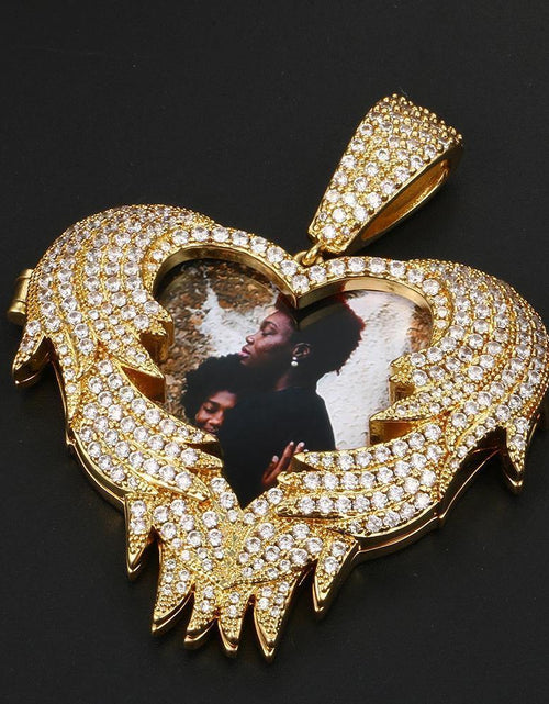 Load image into Gallery viewer, THE PROTECTIVE ANGEL® - Custom Openable Photo Pendant by Bling Proud | Urban Jewelry Online Store
