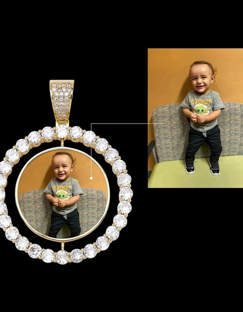 Load image into Gallery viewer, The Rotating Memories® - Custom Two-Faced Photo Pendant by Bling Proud | Urban Jewelry Online Store
