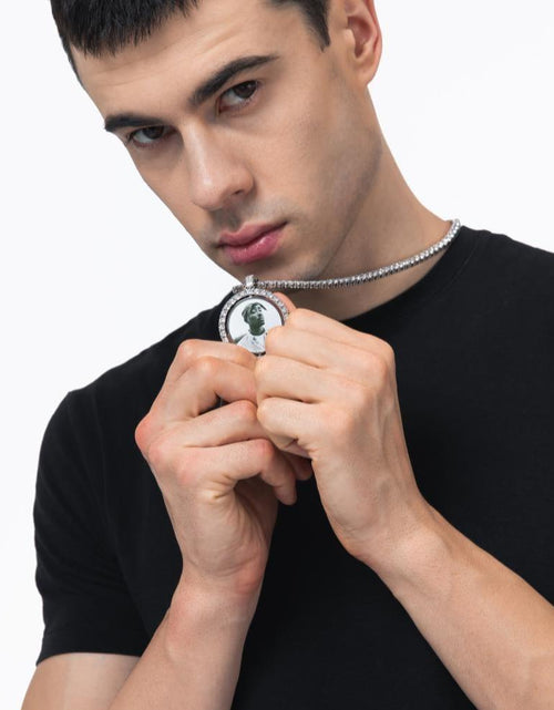 Load image into Gallery viewer, The Rotating Memories® - Custom Two-Faced Photo Pendant by Bling Proud | Urban Jewelry Online Store
