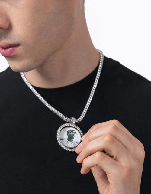 Load image into Gallery viewer, The Rotating Memories® - Custom Two-Faced Photo Pendant by Bling Proud | Urban Jewelry Online Store
