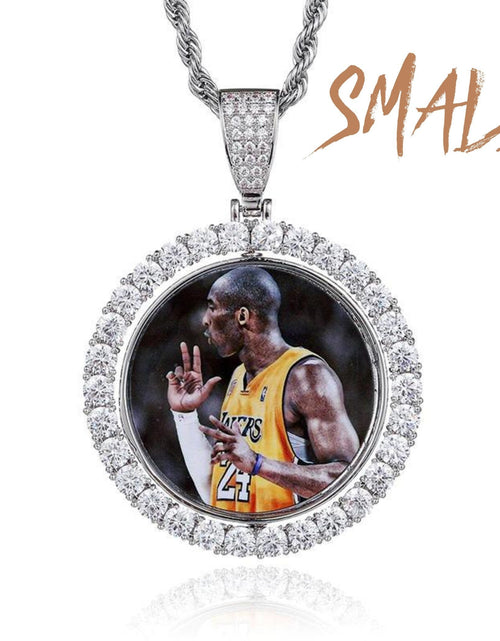 Load image into Gallery viewer, The Rotating Memories® - Custom Two-Faced Photo Pendant by Bling Proud | Urban Jewelry Online Store
