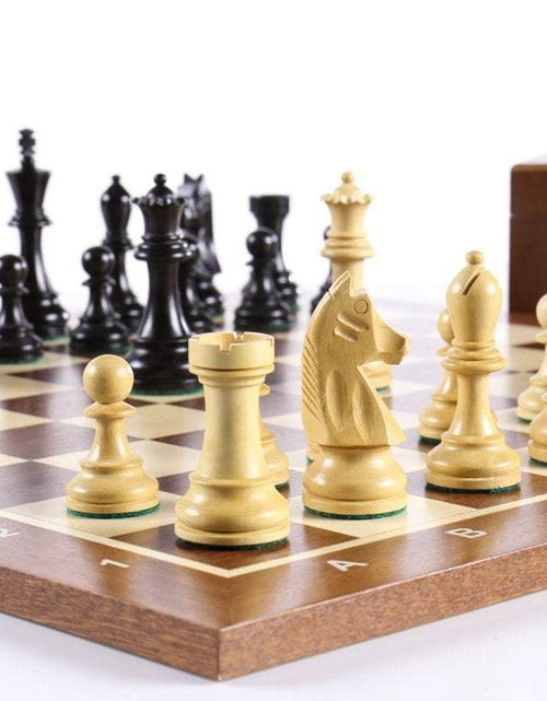 Load image into Gallery viewer, The Scout Chess Set Combo with Storage by Chess House
