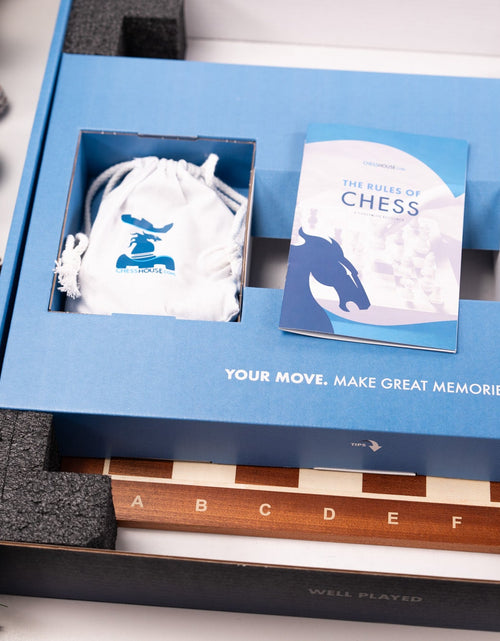 Load image into Gallery viewer, The Scout Chess Set Combo with Storage by Chess House
