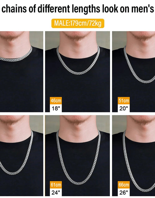 Load image into Gallery viewer, The Silver Lining® - 8mm Miami Cuban Link Chain White Gold Plated by Bling Proud | Urban Jewelry Online Store
