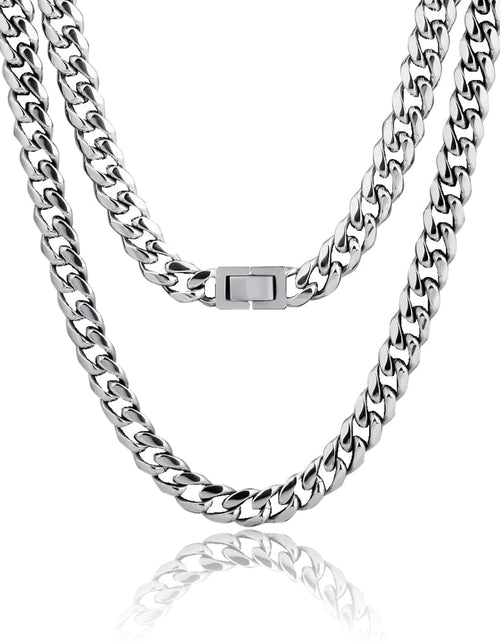 Load image into Gallery viewer, The Stormtrooper®- 10mm Miami Cuban Link Chain White Gold Plated by Bling Proud | Urban Jewelry Online Store
