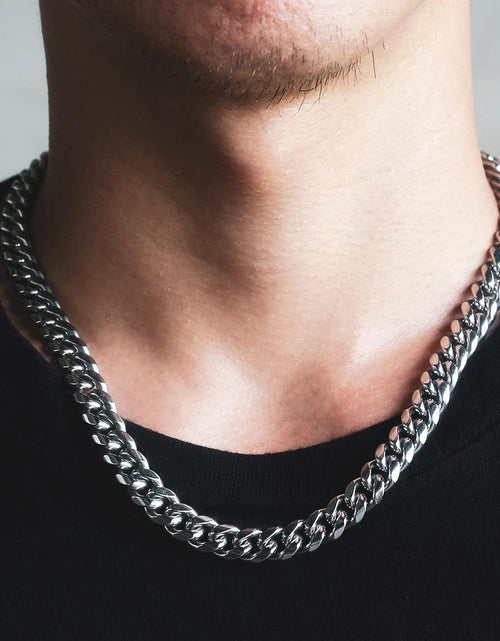 Load image into Gallery viewer, The Stormtrooper®- 10mm Miami Cuban Link Chain White Gold Plated by Bling Proud | Urban Jewelry Online Store
