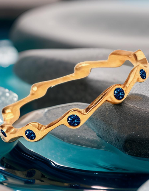 Load image into Gallery viewer, Alexandrite Birthstone Stacker Ring by The Urban Charm by The Urban Charm
