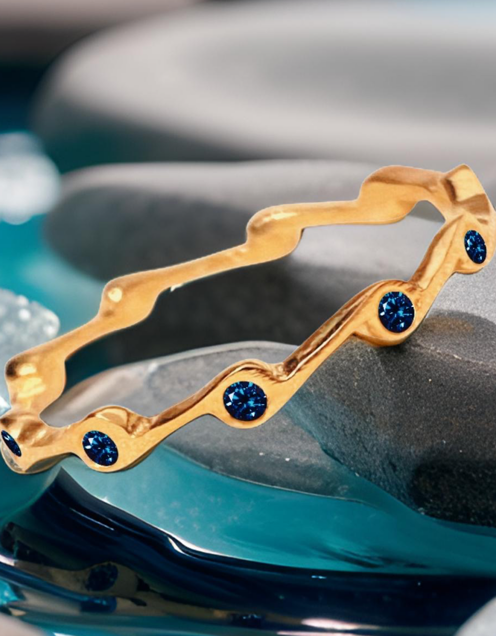 Alexandrite Birthstone Stacker Ring by The Urban Charm by The Urban Charm