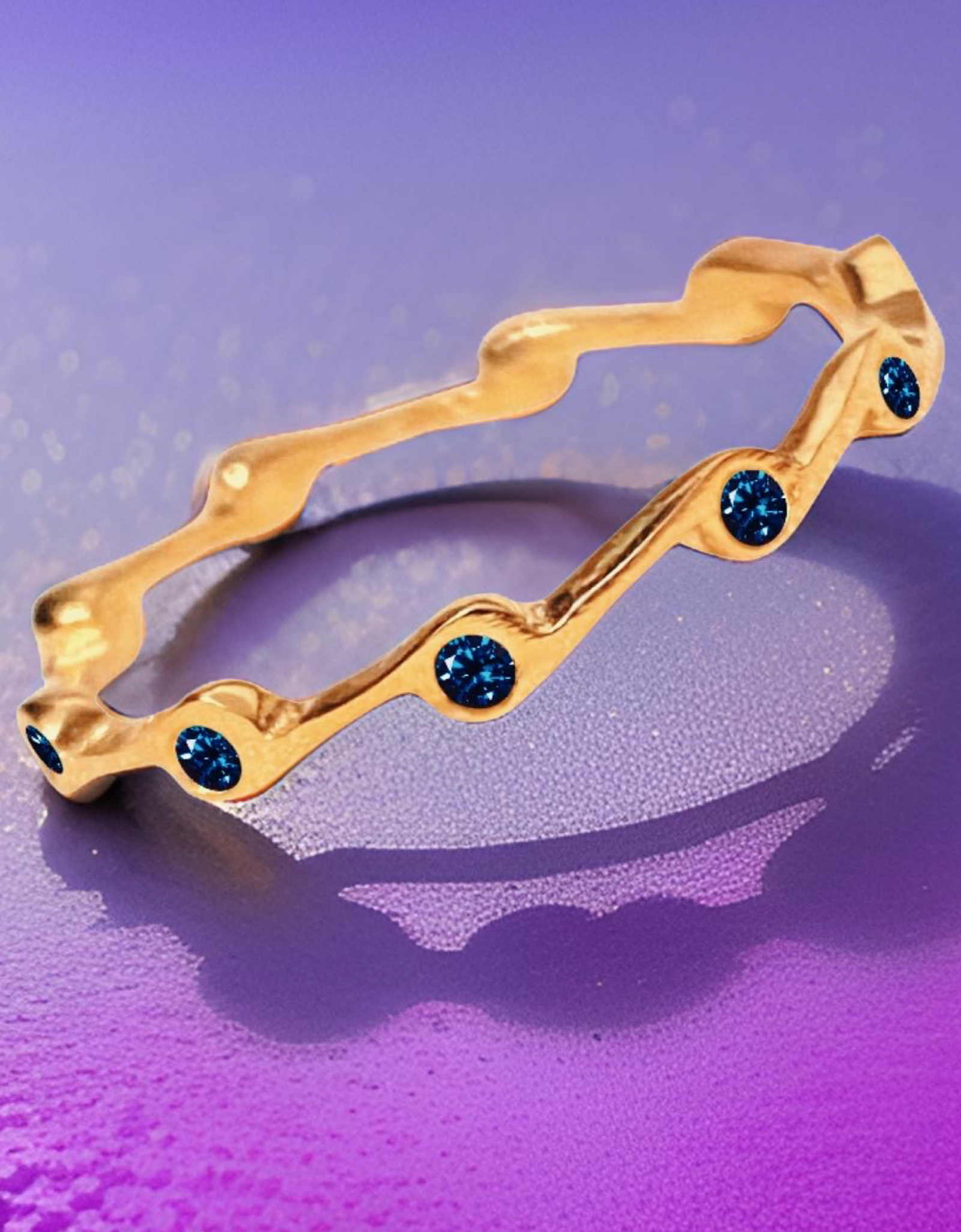Alexandrite Birthstone Stacker Ring by The Urban Charm by The Urban Charm