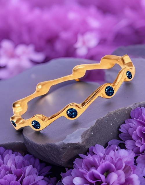 Load image into Gallery viewer, Alexandrite Birthstone Stacker Ring by The Urban Charm by The Urban Charm
