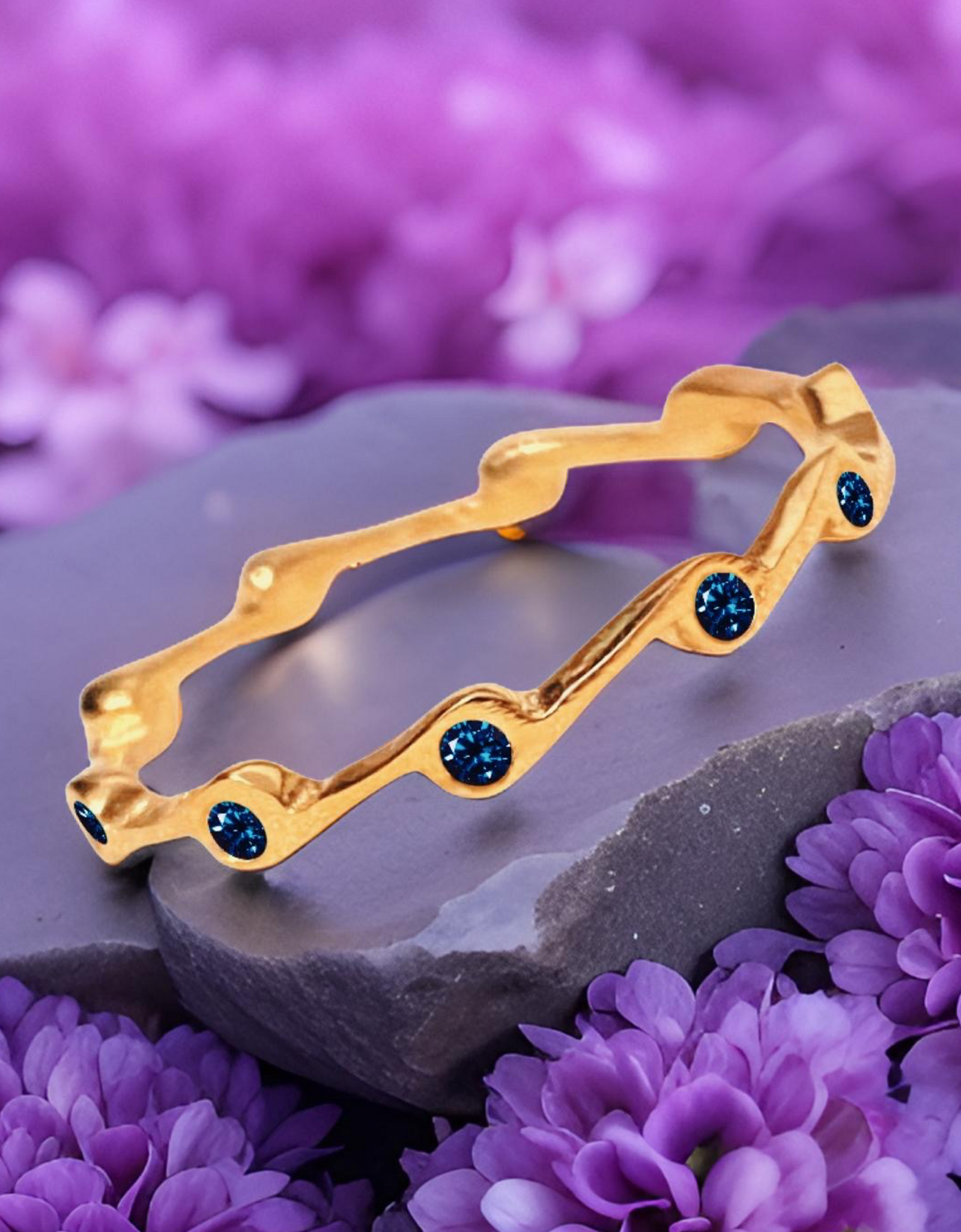 Alexandrite Birthstone Stacker Ring by The Urban Charm by The Urban Charm