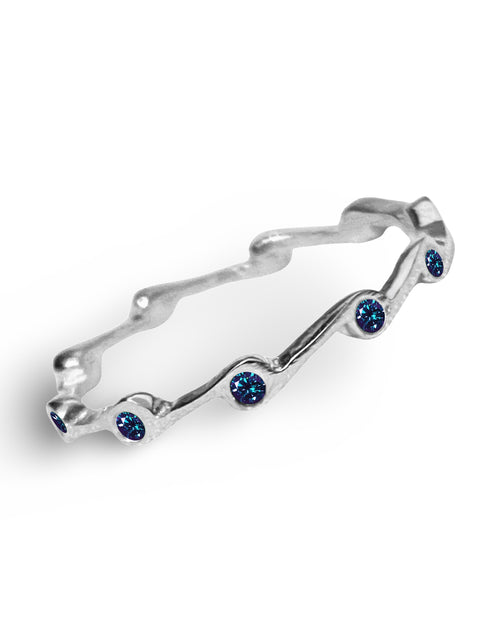 Load image into Gallery viewer, Alexandrite Birthstone Stacker Ring by The Urban Charm by The Urban Charm
