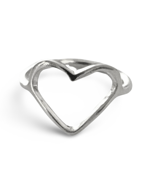 Load image into Gallery viewer, Heart Shaped Ring by The Urban Charm by The Urban Charm
