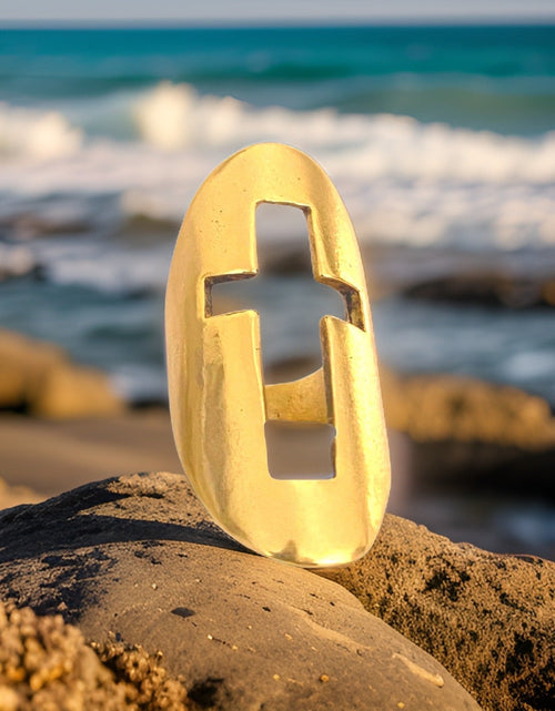 Load image into Gallery viewer, Cross Shield Ring by The Urban Charm
