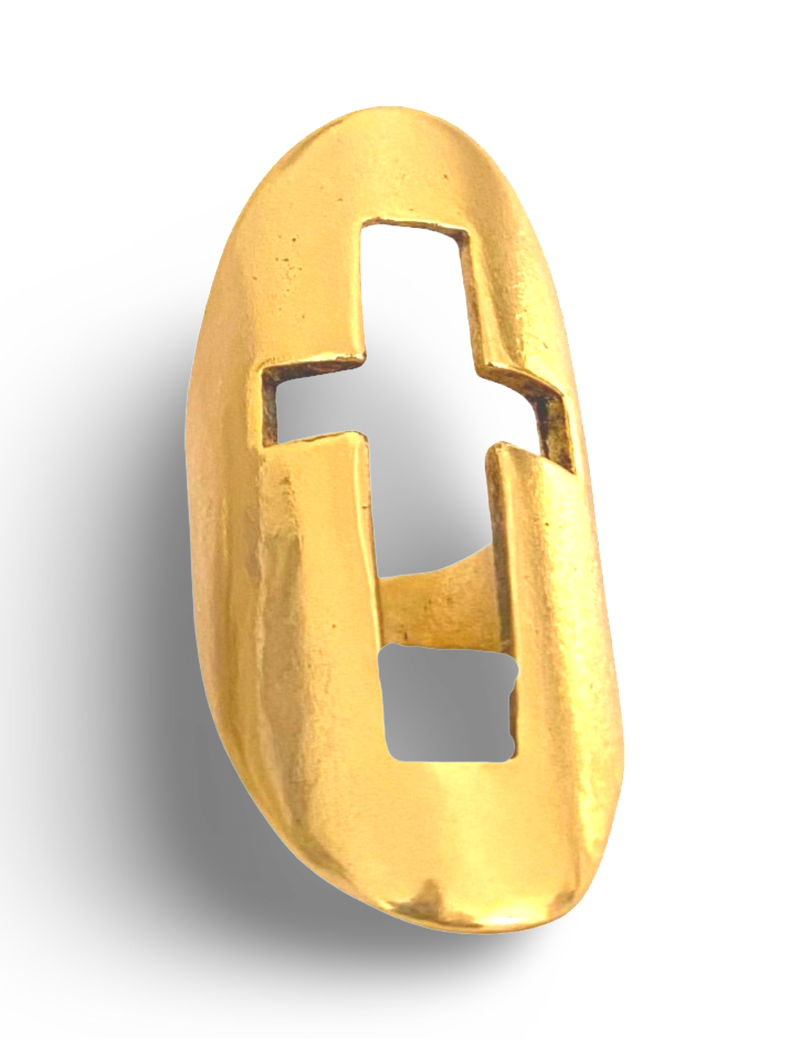 Cross Shield Ring by The Urban Charm