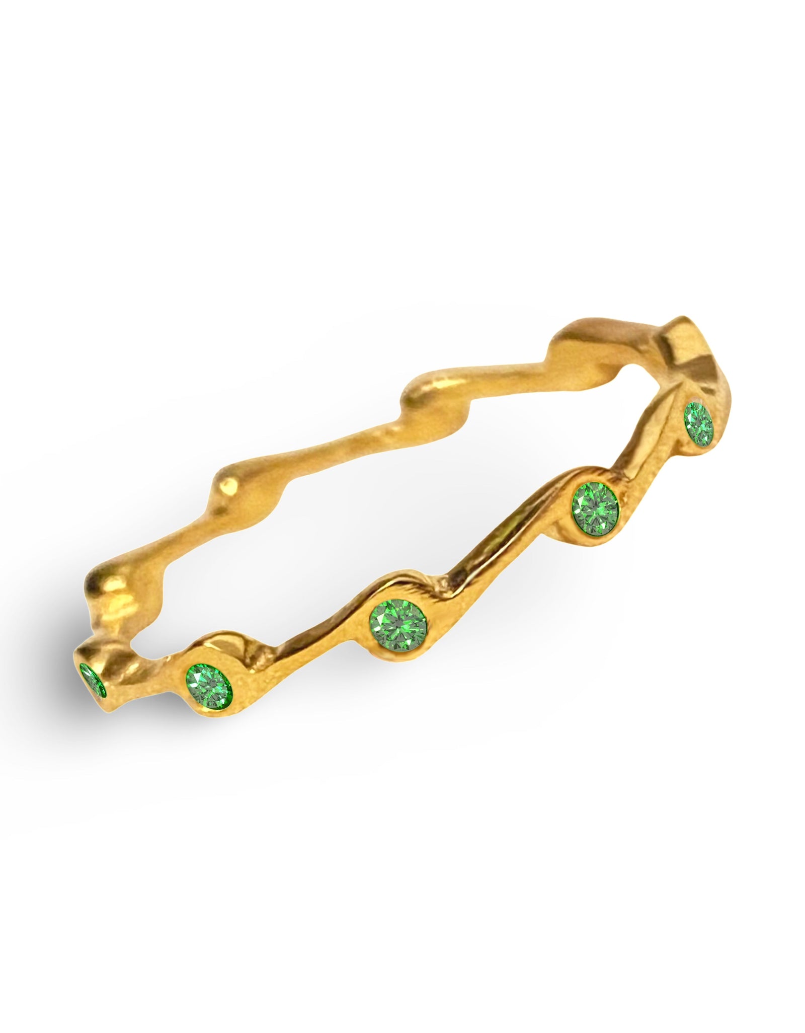 Peridot Birthstone Stacker Ring by The Urban Charm