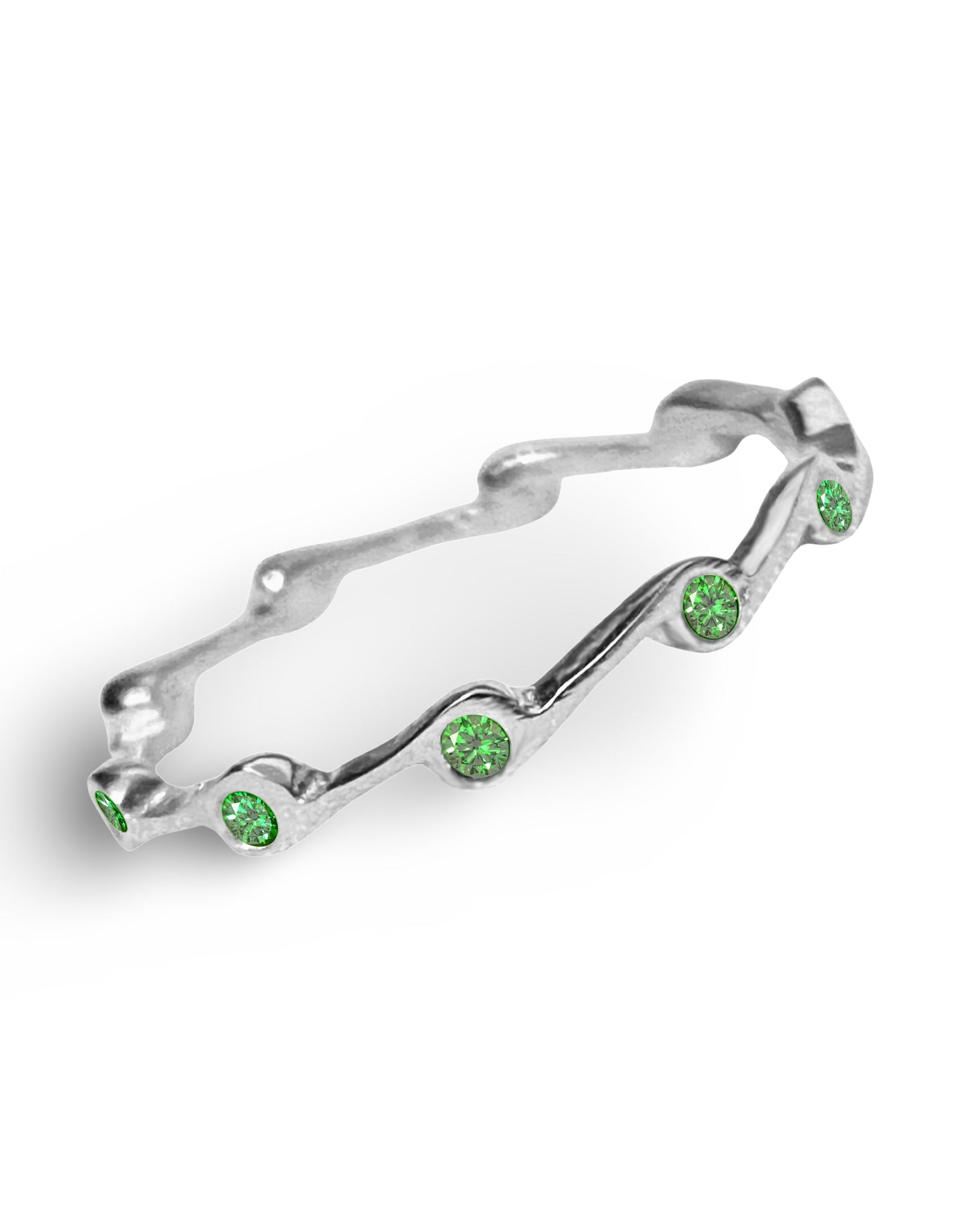 Peridot Birthstone Stacker Ring by The Urban Charm
