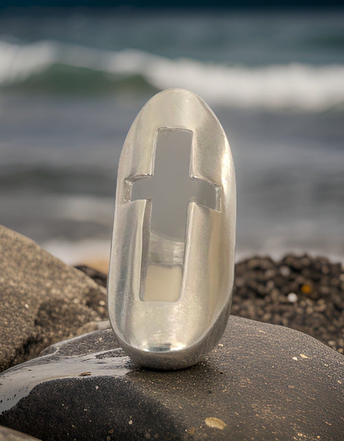 Load image into Gallery viewer, Cross Shield Ring by The Urban Charm
