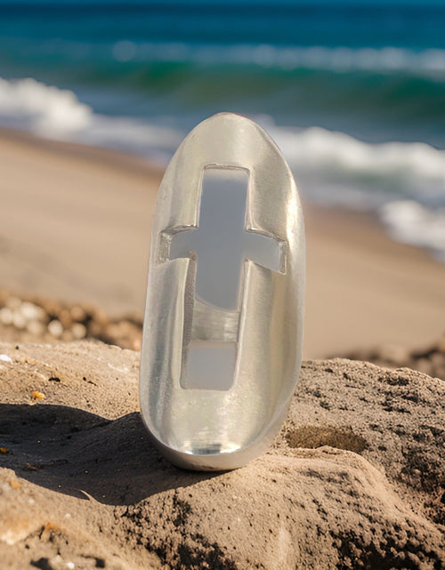 Load image into Gallery viewer, Cross Shield Ring by The Urban Charm
