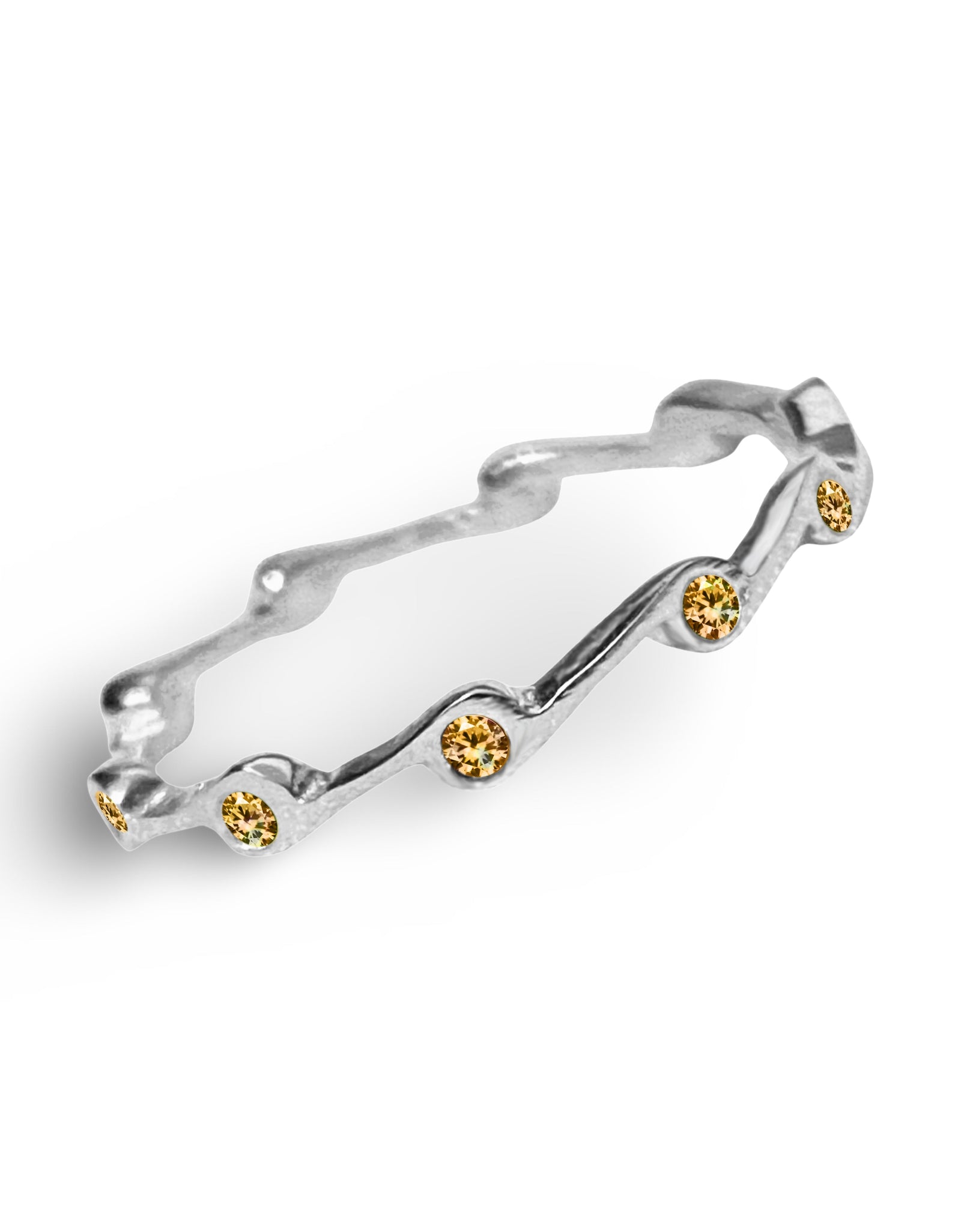 Topaz Birthstone Stacker Ring by The Urban Charm