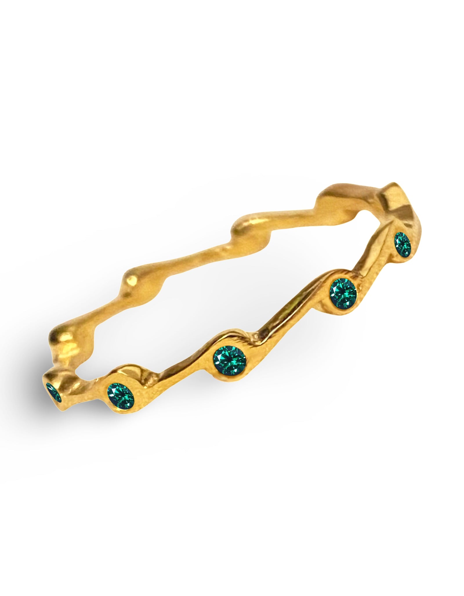 Zircon Birthstone Stacker Ring by The Urban Charm