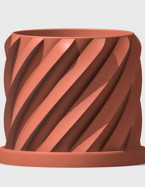 Load image into Gallery viewer, Thicc Spiral Plant Pot by Rosebud HomeGoods
