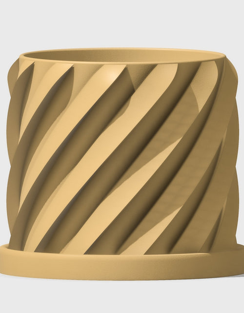 Load image into Gallery viewer, Thicc Spiral Plant Pot by Rosebud HomeGoods
